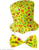 Widmann - Clown & Nar Kostuum - Sunny De Zonnige Clown Set - Geel - Carnavalskleding - Verkleedkleding